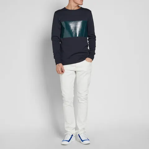 Finish Rugby Stripe Crew Sweat