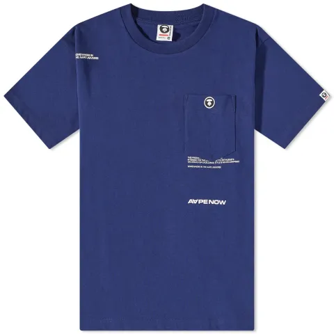 AAPE Now Silicone Badge Pocket T-Shirt
