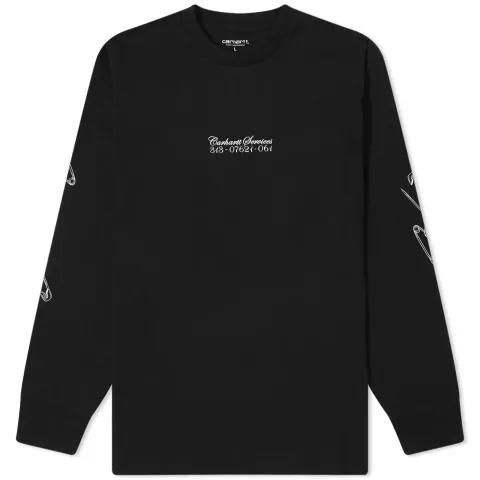 Long Sleeve Safety Pin T-Shirt