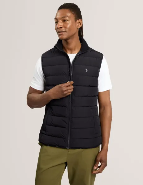 Ted Baker Lightweight Quilted Gilet Black