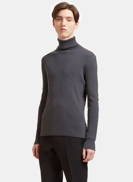 Wool-Blend Turtleneck Sweater
