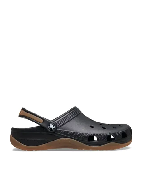 Crocs Classic Evo Ankle Strap Flat Clogs Black
