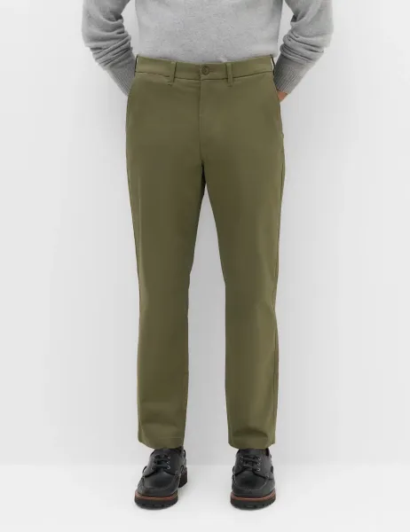 Regular Fit Twill Chinos Hunter Green