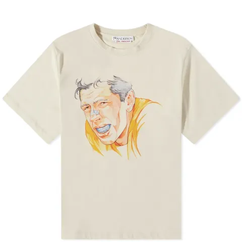 Oversize Rugby Print T-Shirt