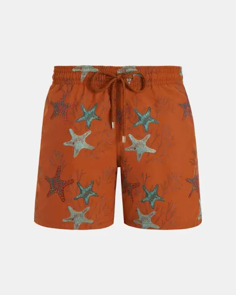 Vilebrequin Men Swim Shorts Embroidered Glowed Stars