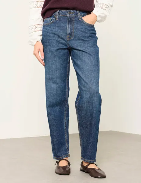 FatFace Mom Mid Rise Jeans Blue