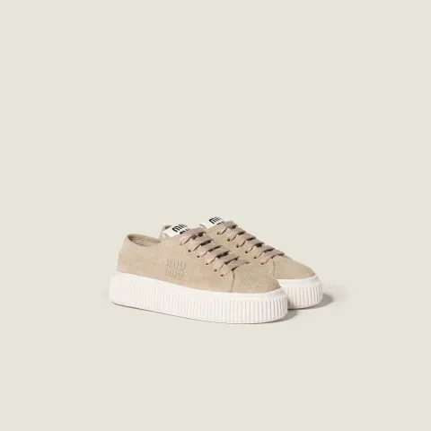 Suede sneakers