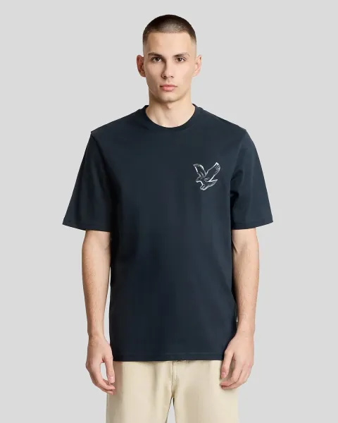 Lyle & Scott Back Print Graphic T-Shirt