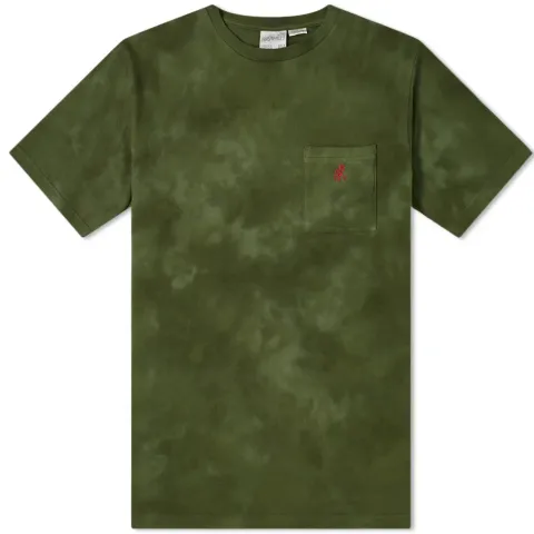 One Point Tie Dye Pocket T-Shirt