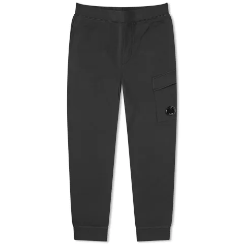 Diagonal Fleece Cargo Track Pants