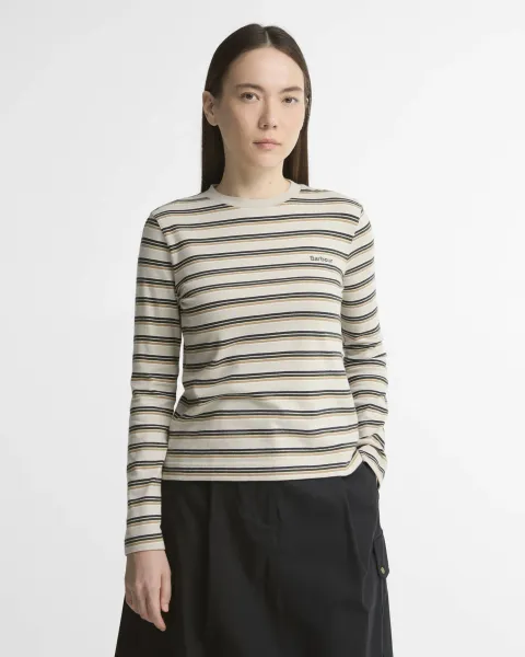 Marena Striped Long-Sleeved T-Shirt