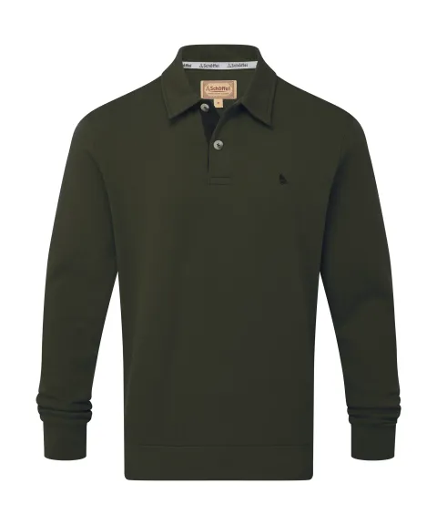 Schöffel Country Horseley Rugby Sweatshirt - Peat Green