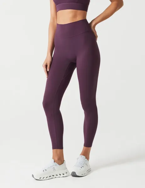 Lilybod Chloe High Waisted Fitted Leggings Plum