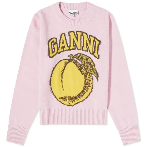 Graphic O-Neck Pullover