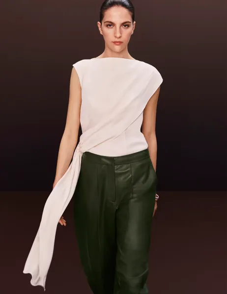 Autograph Slash Neck Draped Top