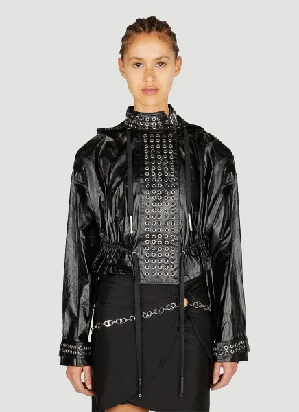 Eyelet Biker Jacket