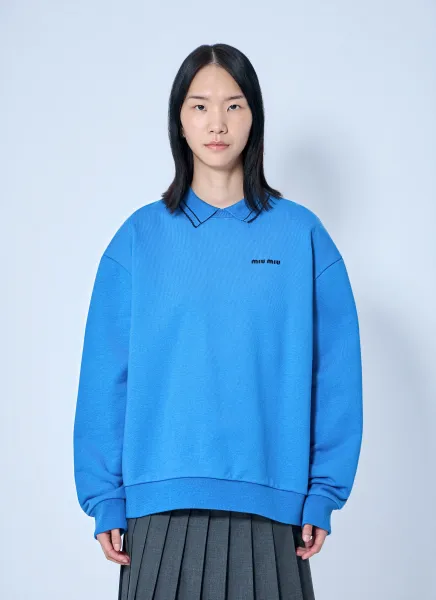 Logo Motif Sweatshirt