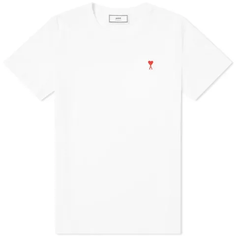 AMI Embroidered Heart Logo Tee