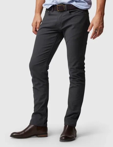 Rodd & Gunn Motion 2 Regular Fit 5 Pocket Jeans Black/Grey