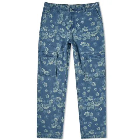 Garden Denim Cargo Pants