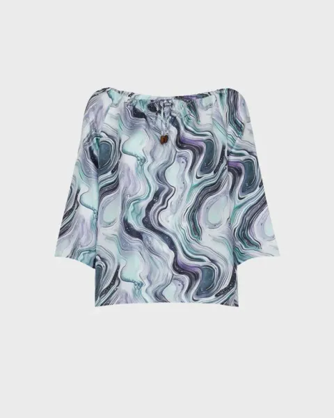 Vilebrequin Women Silk Shirt Marble
