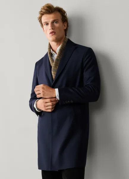 Hackett Lightweight Wool Coat