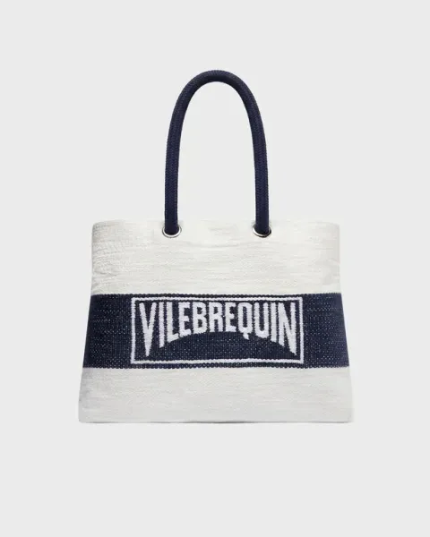 Vilebrequin Woven Cotton Beach Bag Vilebrequin