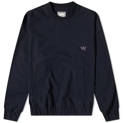 Back Logo Nylon Sweat