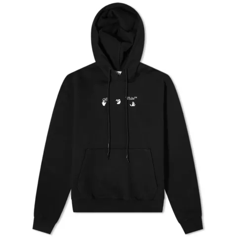 Black Marker Slim Hoodie