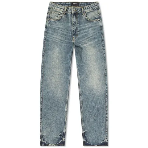 Straight Leg Denim Jeans