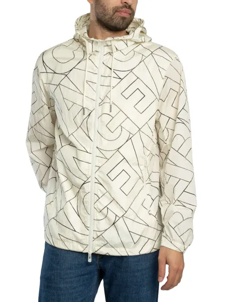 Diagonal Logo Jacket