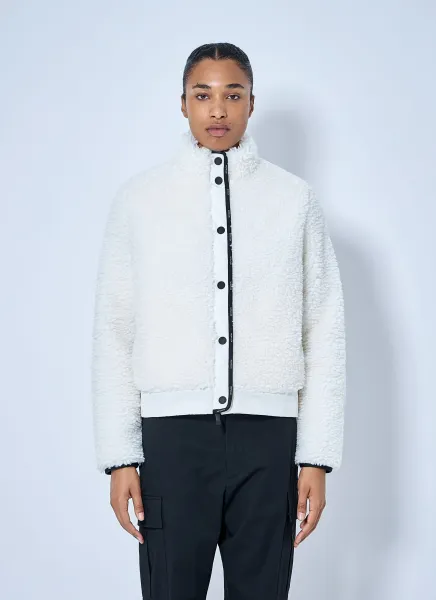 Diamond-Quilted Padded Cardigan
