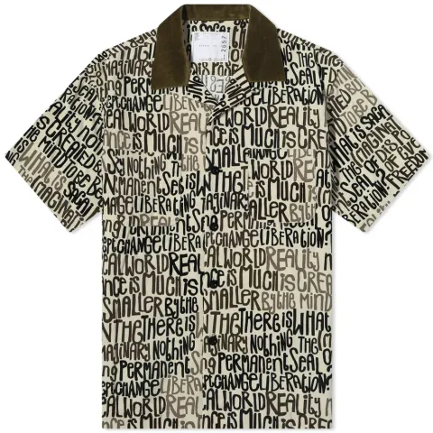 Message Print Vacation Shirt