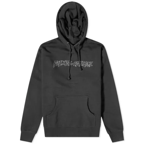 Outline Stamp Logo Hoodie
