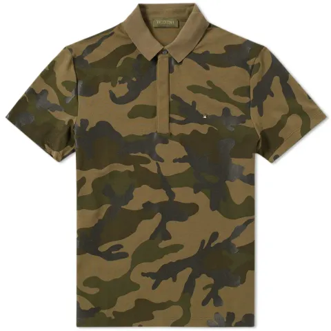 Bonded Camo Polo