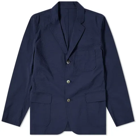 3 Button Seersucker Blazer