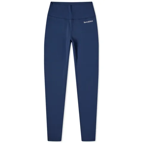 Serif Logo High Waisted Leggings