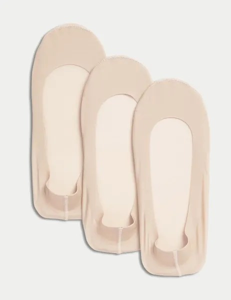 Marks & Spencer 3pk Low Cut Footsies Opaline