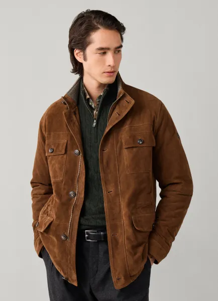 Hackett Suede Four Pocket Jacket