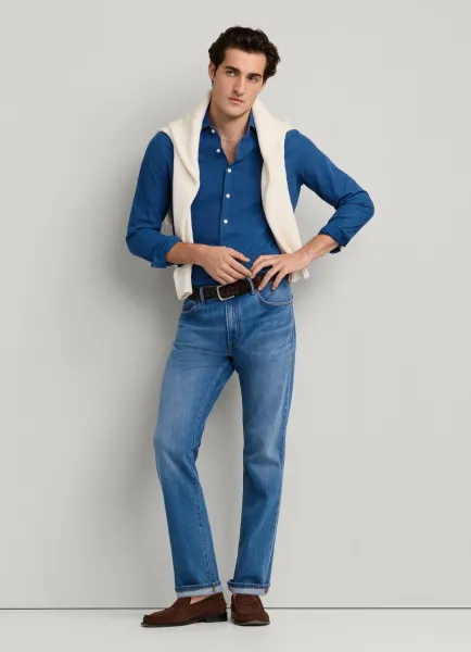 Classic Fit Lux Light Wash Denim