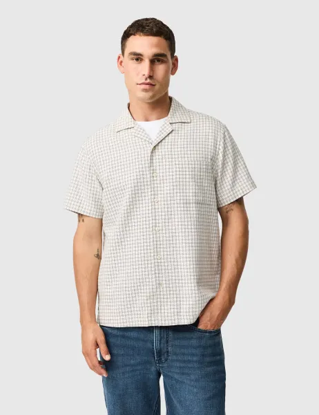 Rodd & Gunn East Gore Relaxed Fit Pure Cotton Shirt Natural