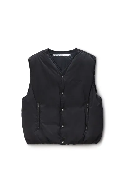 Moto Puffer Vest