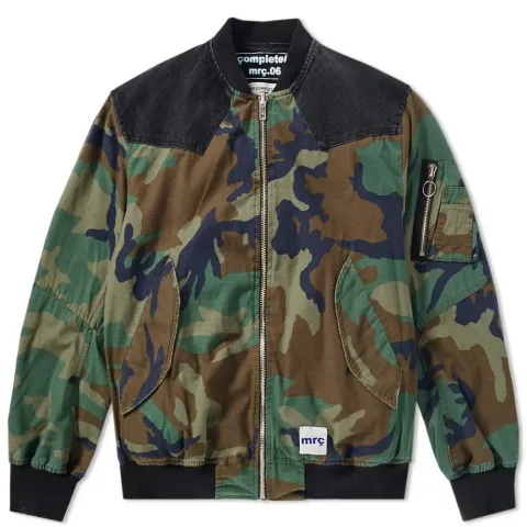 Camo Reversible Bomber Jacket
