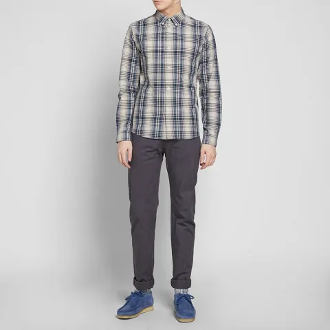 A.P.C. Button Down Checked Shirt