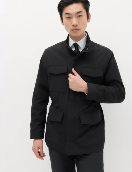 Marks & Spencer 4 Pocket Waterproof Funnel Neck Jacket