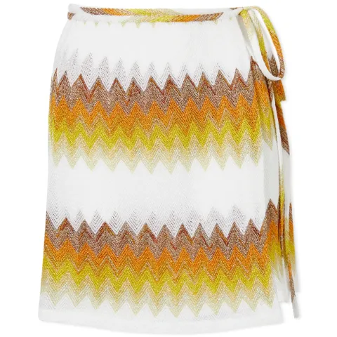 Chevron Mini Skirt