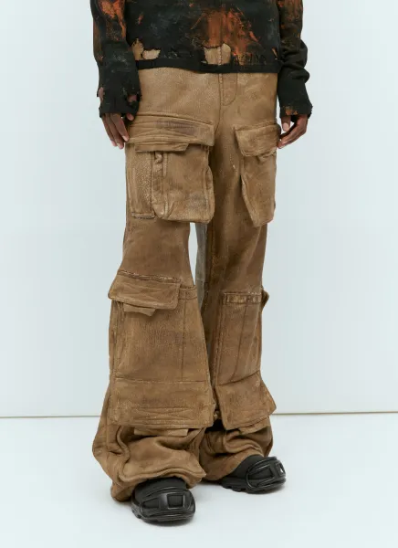 P-Talo Craquelé Cargo Pants