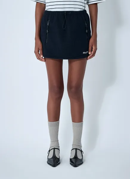 Logo Motif Mini Skirt