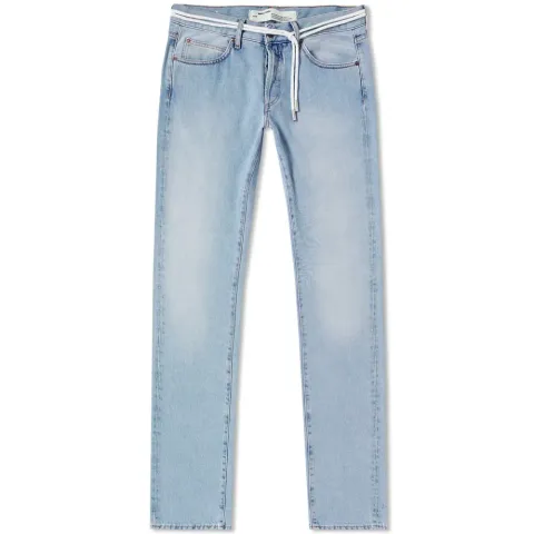 Sprayed Diagonals Slim Fit Jean