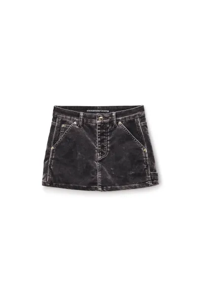 Flocked Carpenter Skort